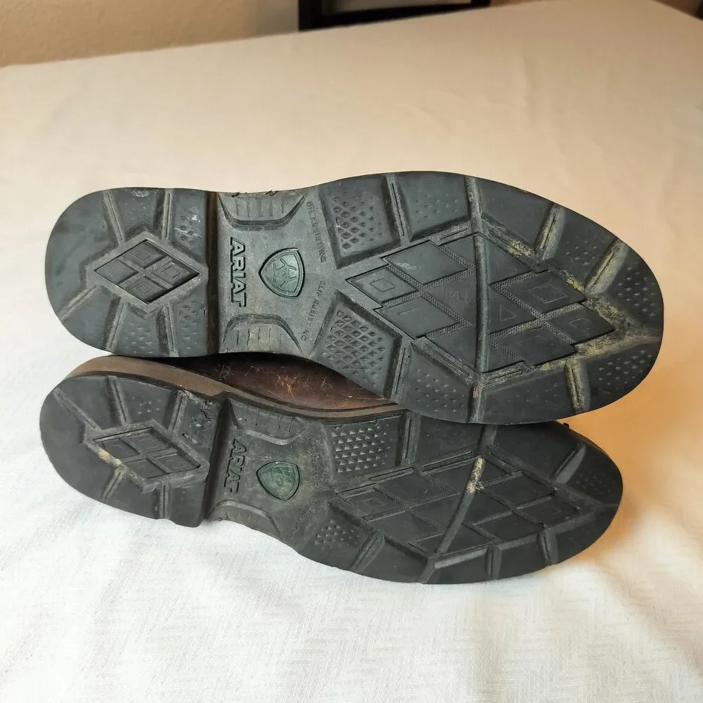 Men's Ariat Steel Toe Groundbreaker Work Boots. Size 12 Regular Width - Picture 6 of 9
